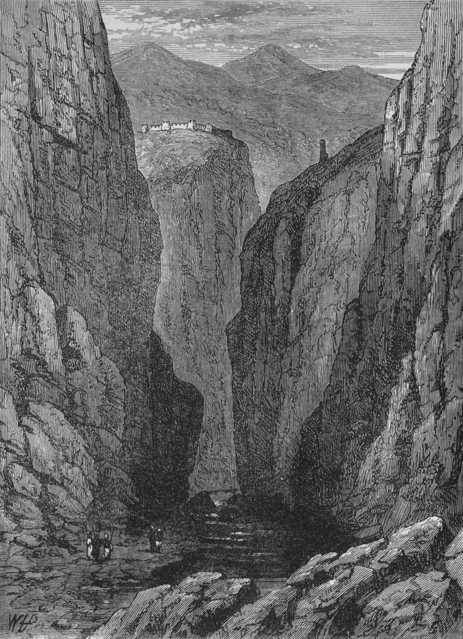 Ali Musjid og Khyber-passet, c1880 av Unbekannt