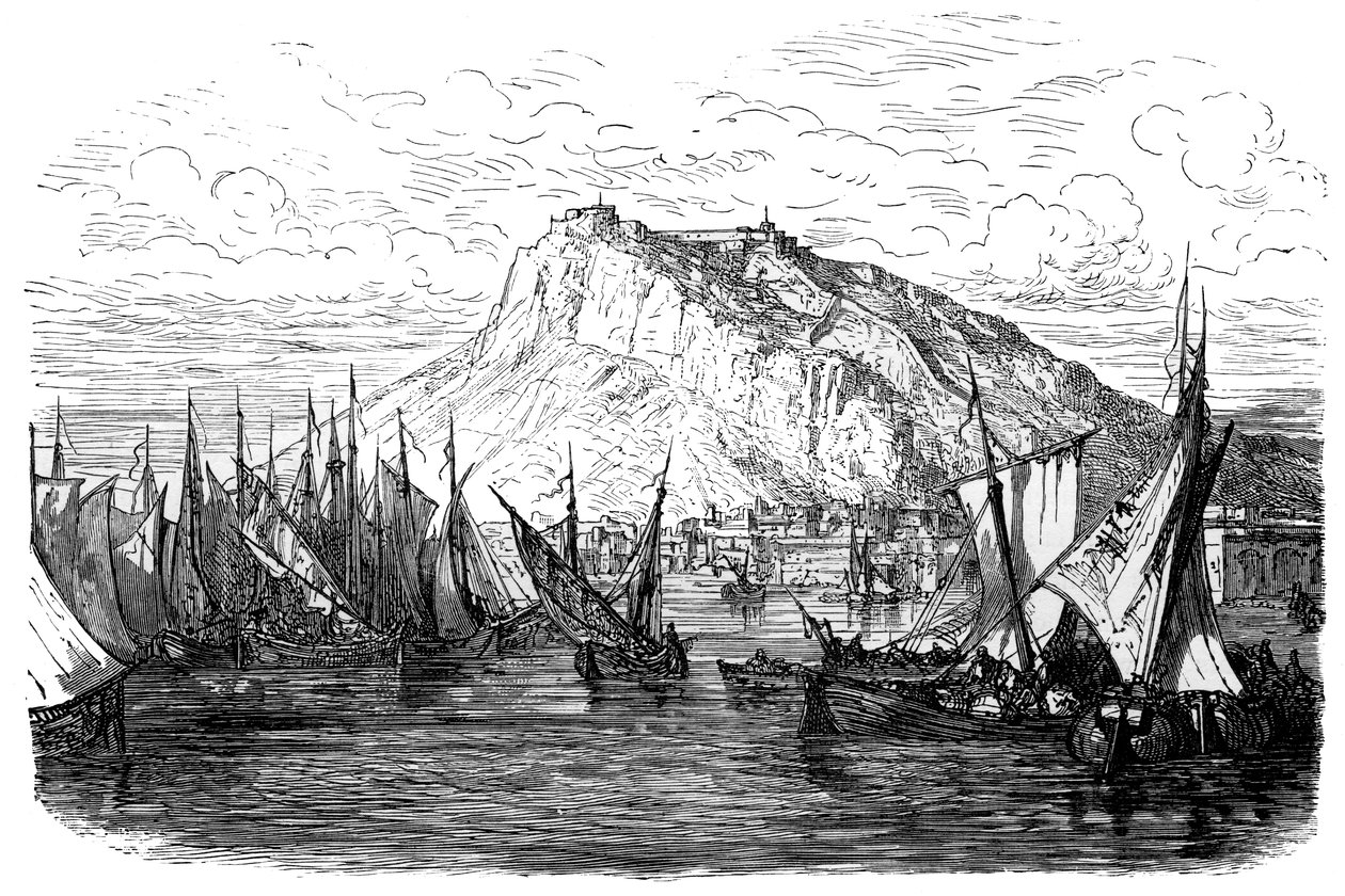 Alicante, Spania, ca 1890 av Unbekannt