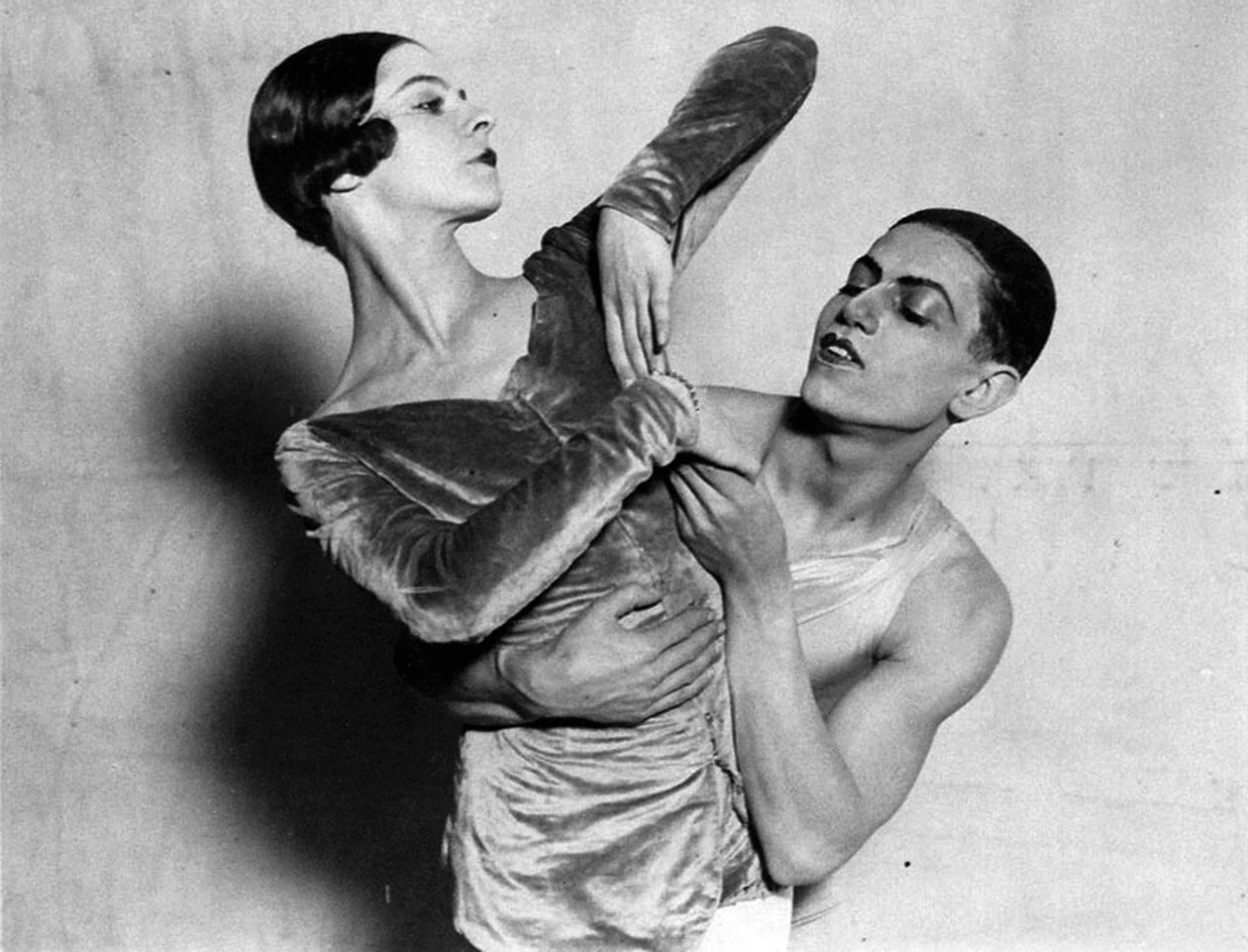 Alice Nikitina og Serge Lifar, russiske ballettdansere, 1924 av Unbekannt