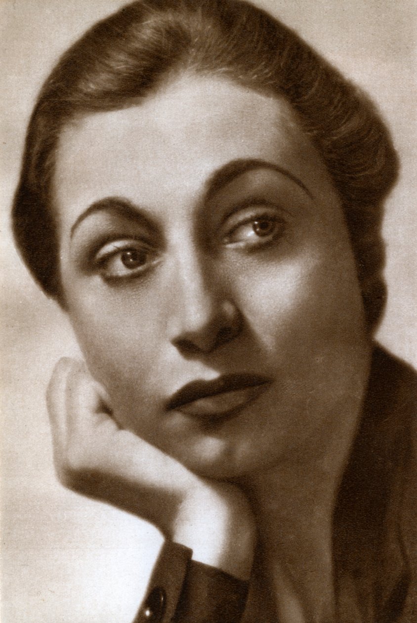 Aline MacMahon , amerikansk skuespillerinne, 1933 av Unbekannt