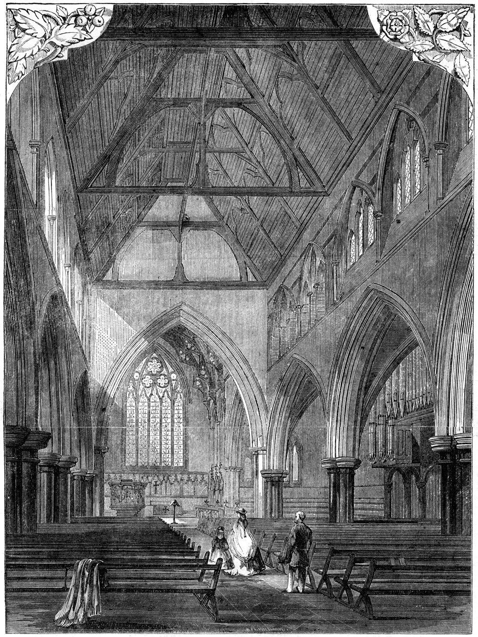 All Saints Church, Notting Hill, London, 1861 av Unbekannt