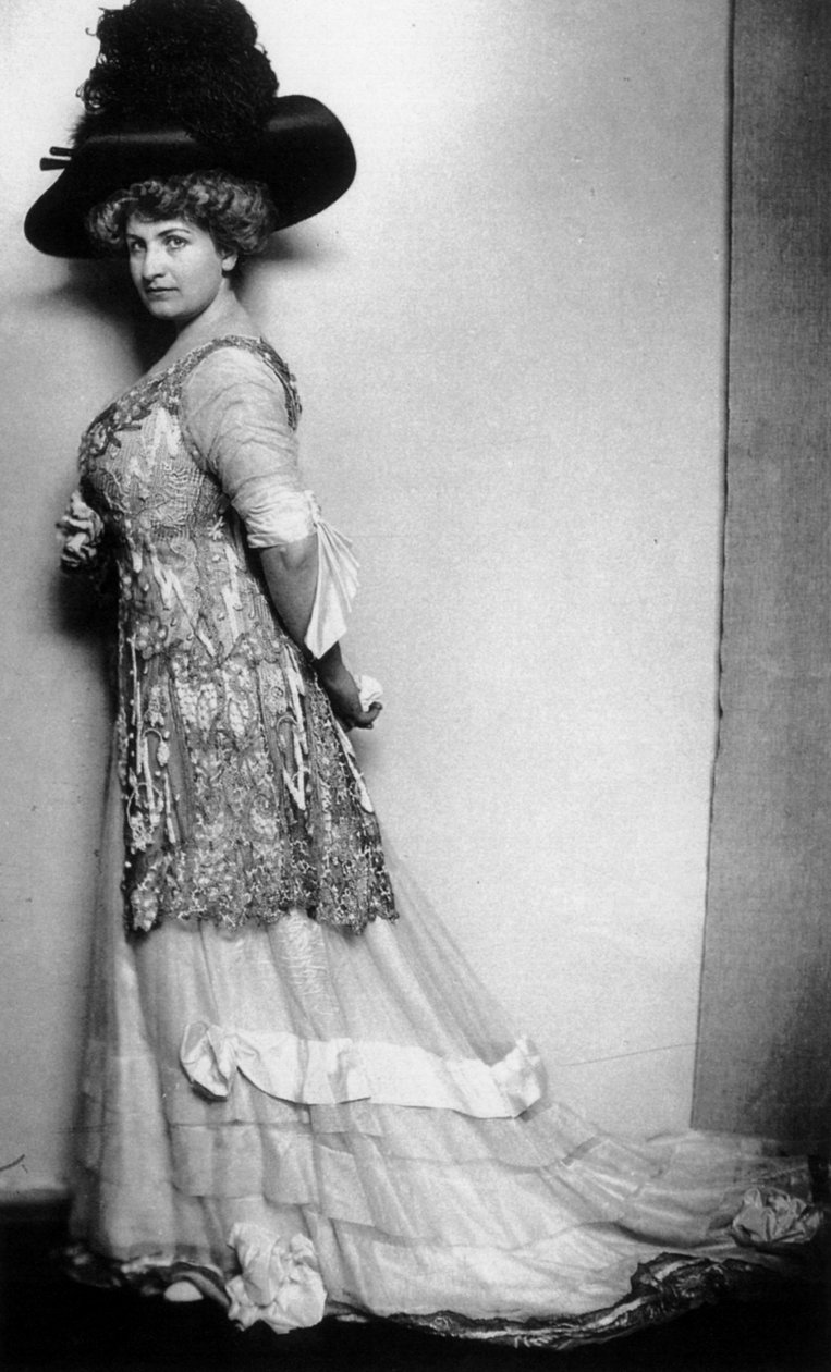 Alma Mahler , østerriksk sosialist og komponist, c1908 av Unbekannt