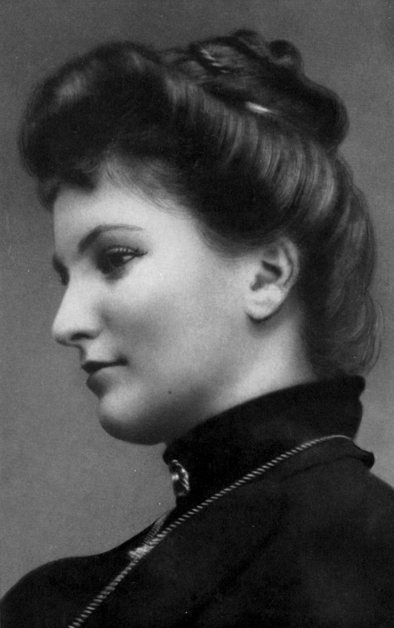 Alma Schindler , østerriksk sosialist og komponist, ca 1900 av Unbekannt