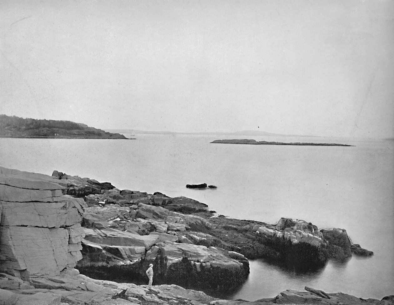 Langs kysten, Bar Harbor, Maine, c1897. av Unbekannt