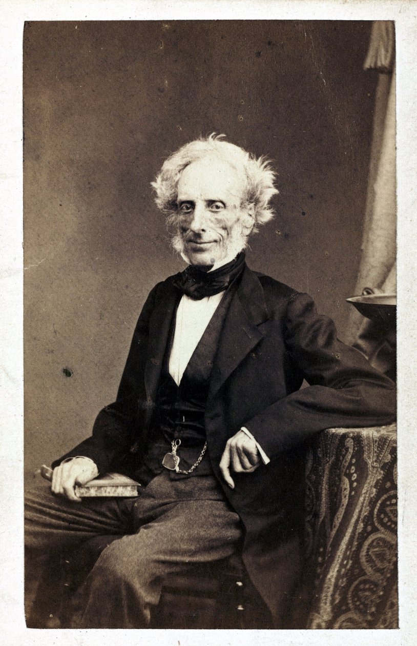Alphonse de Brebisson , fransk botaniker, ca 1863 av Unbekannt