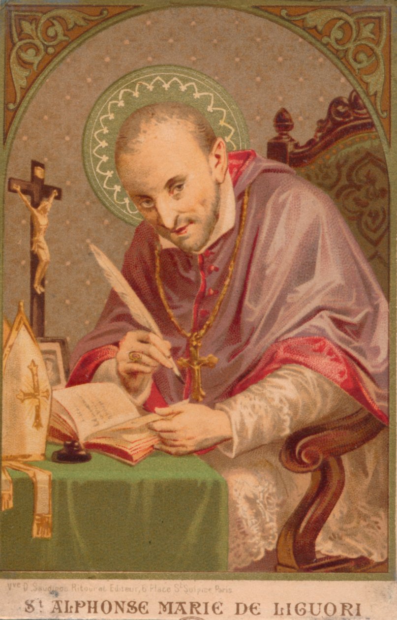 Alphonsus Maria de Liguori 1696-1787, ca. 1910-tallet av Unbekannt