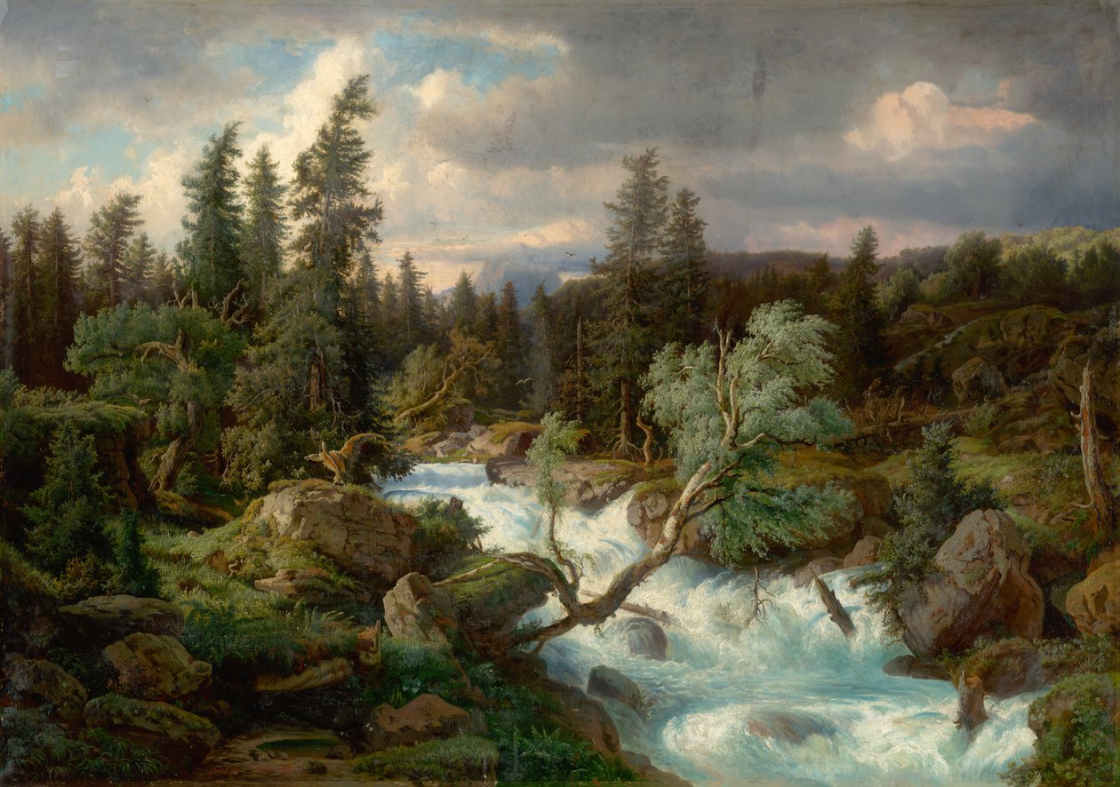 Alpin torrent av Unbekannt