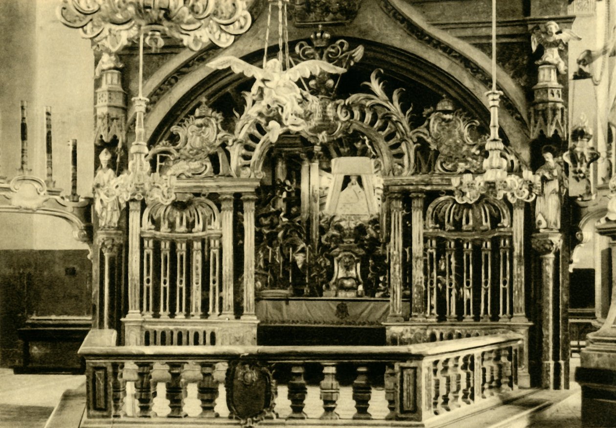 Jomfru Marias alter, Mariazell, Steiermark, Østerrike, c1935. av Unbekannt