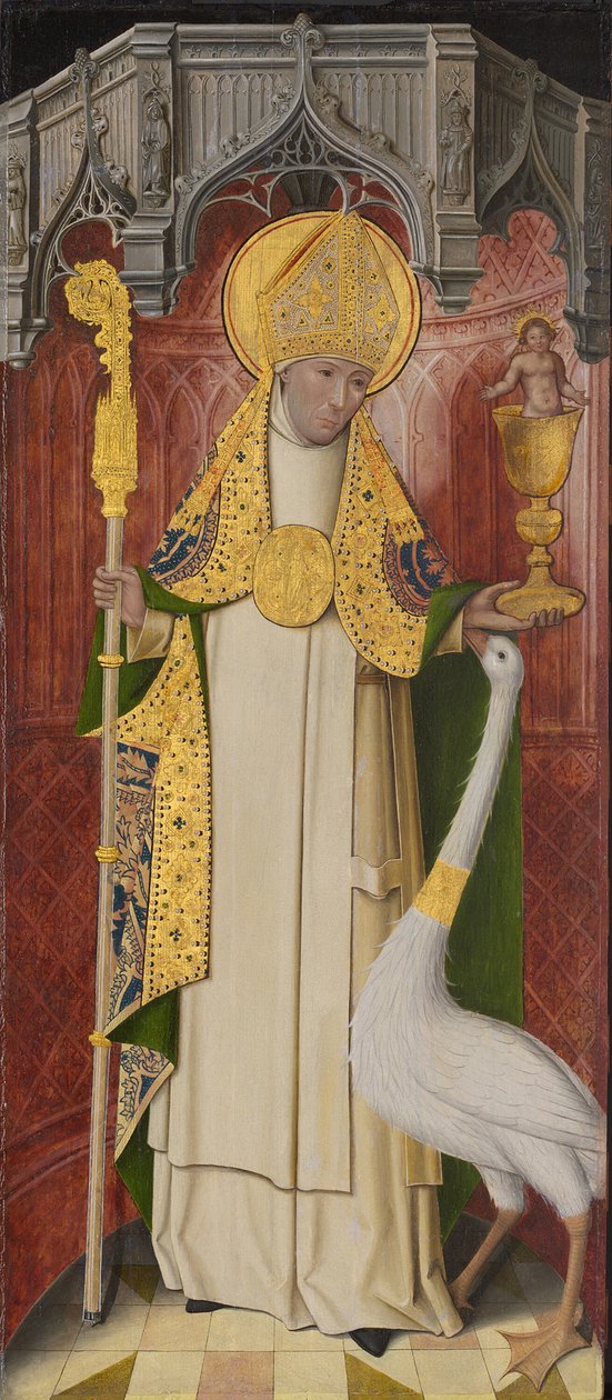 Altertavle fra Thuison-les-Abbeville: Saint Hugh of Lincoln, 14901500. av Unbekannt