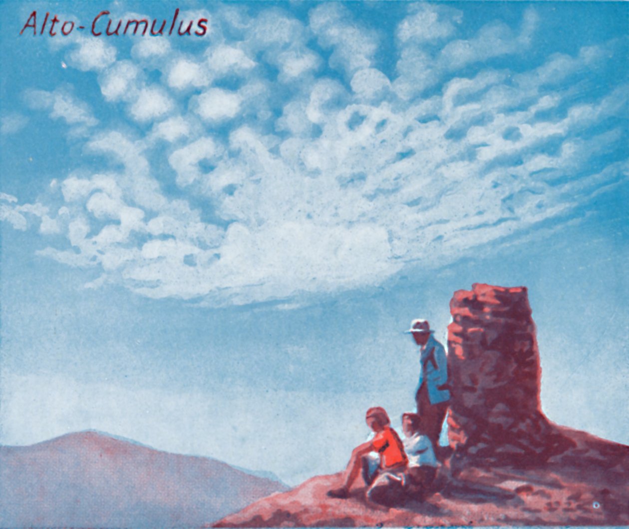 Alto-Cumulus - Et dusin av de viktigste skyformene på himmelen, 1935 av Unbekannt