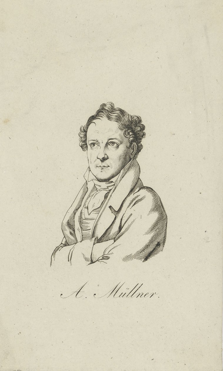 Amandus Gottfried Adolf Muellner 1774-1829, 1810-1820. av Unbekannt