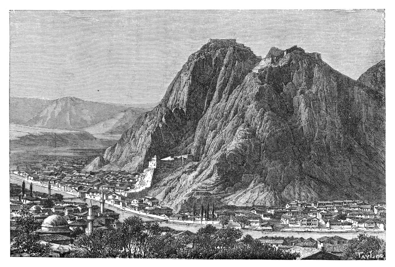 Amasya, Tyrkia, 1895 av Unbekannt