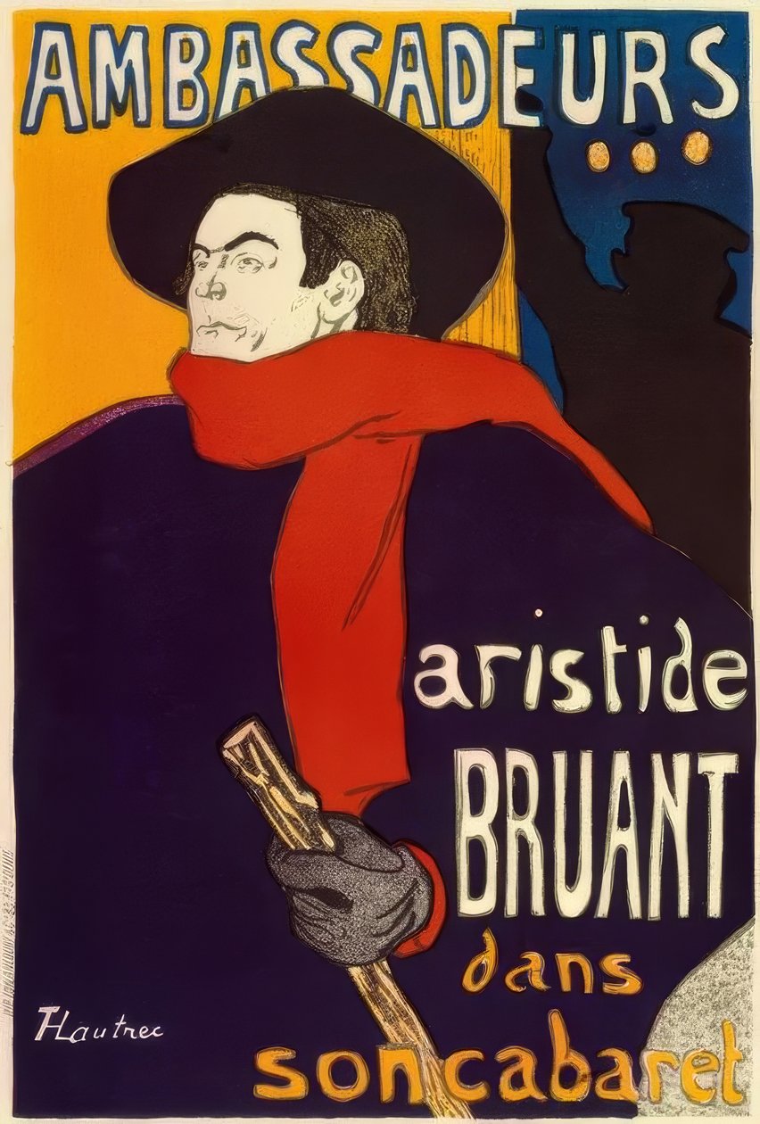 Ambassadører, Aristide Bruant av Unbekannt