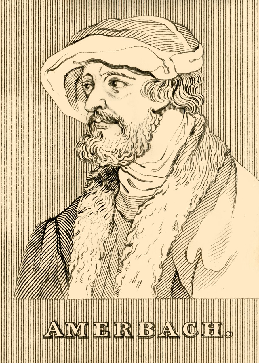 Amerbach, 1440-1513, 1830. av Unbekannt