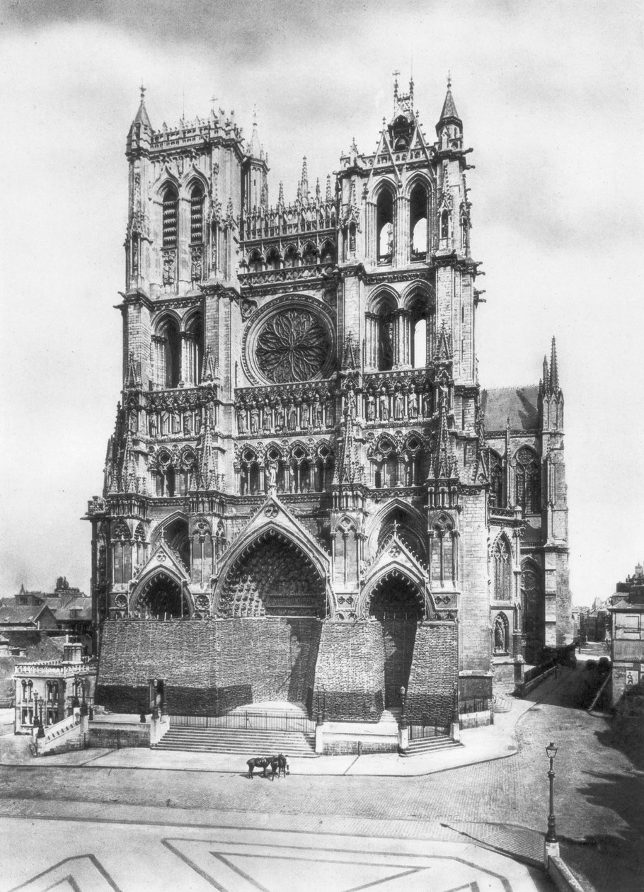 Amiens-katedralen, Picardie, Frankrike, 1918 av Unbekannt