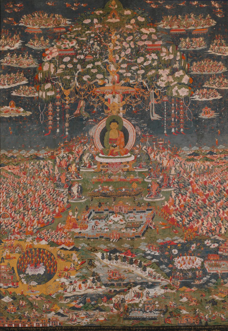 Amitabh, T Buddha fra T Western Pure Land Sukhbati, K. 1800. av Unbekannt