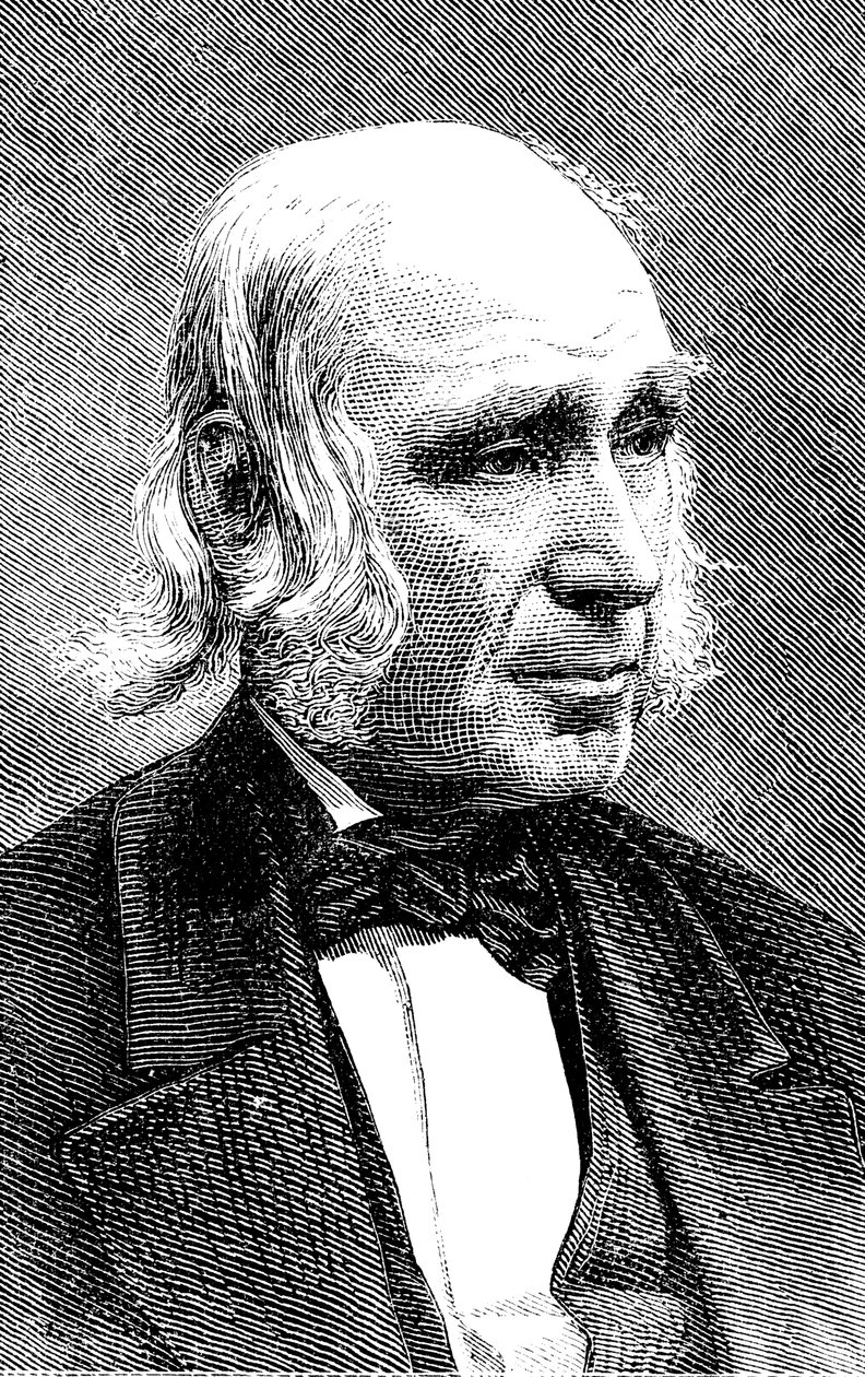 Amos Bronson Alcott 1799-1888, amerikansk lærer og transcendentalist av Unbekannt