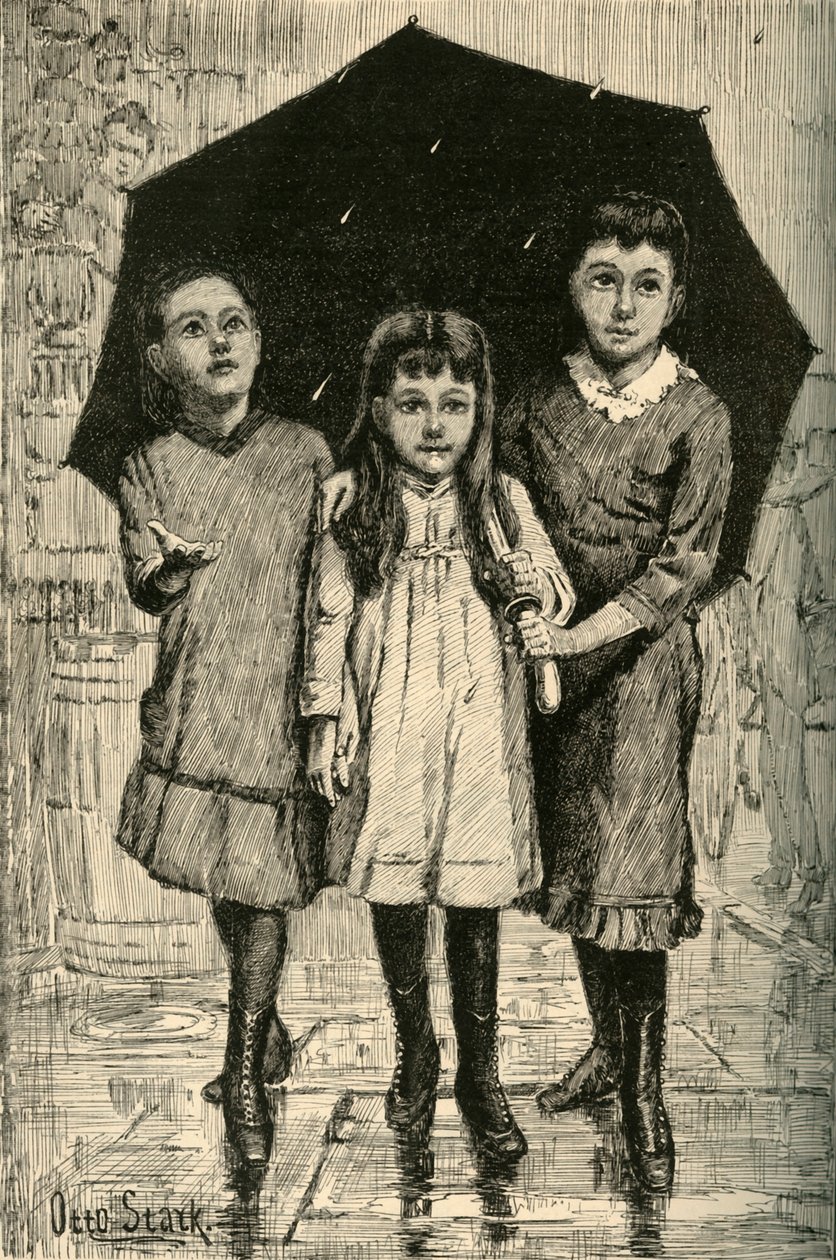 En aprildag, 1883. av Unbekannt