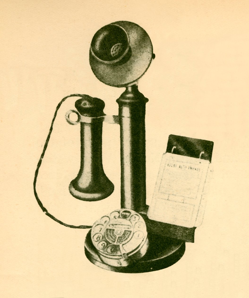 En automatisk telefonmottaker, c1930. av Unbekannt