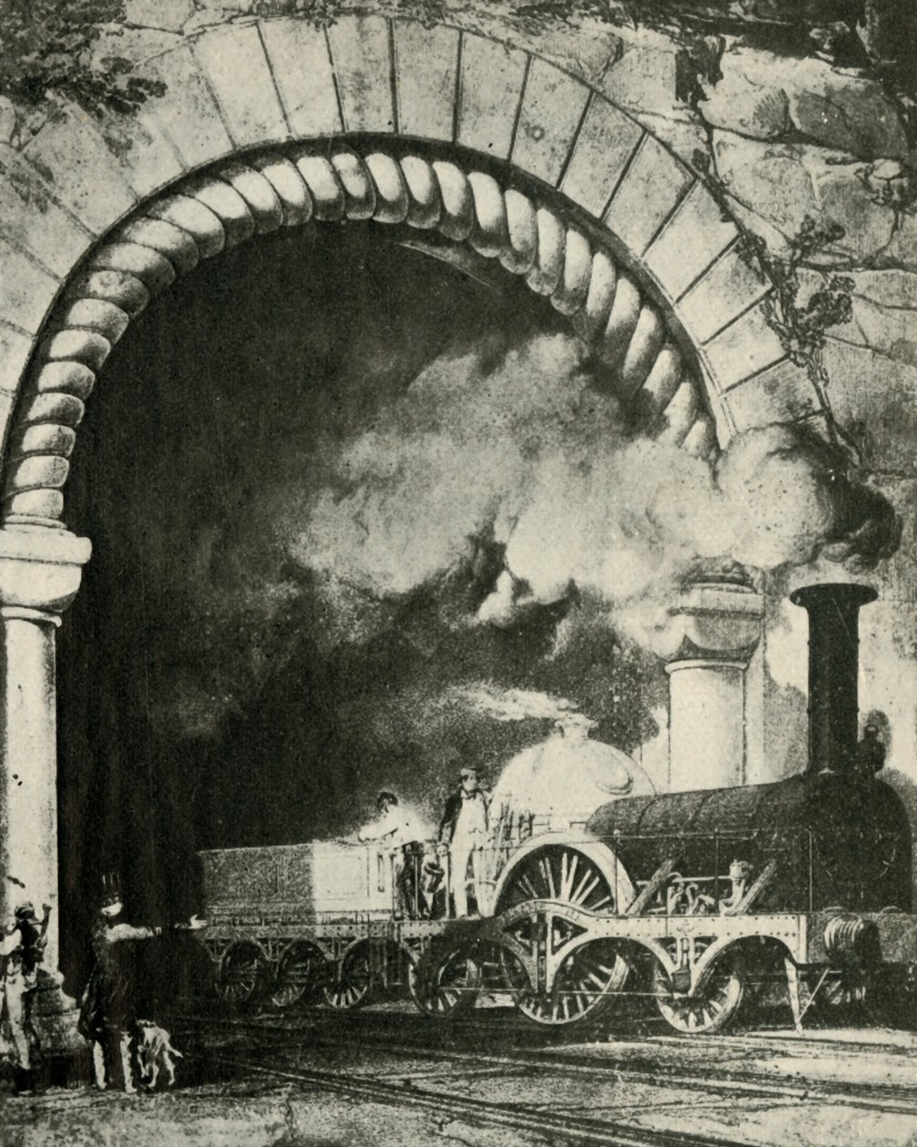 An Early Broad Gauge Train - Great Western Railway, c1930. av Unbekannt