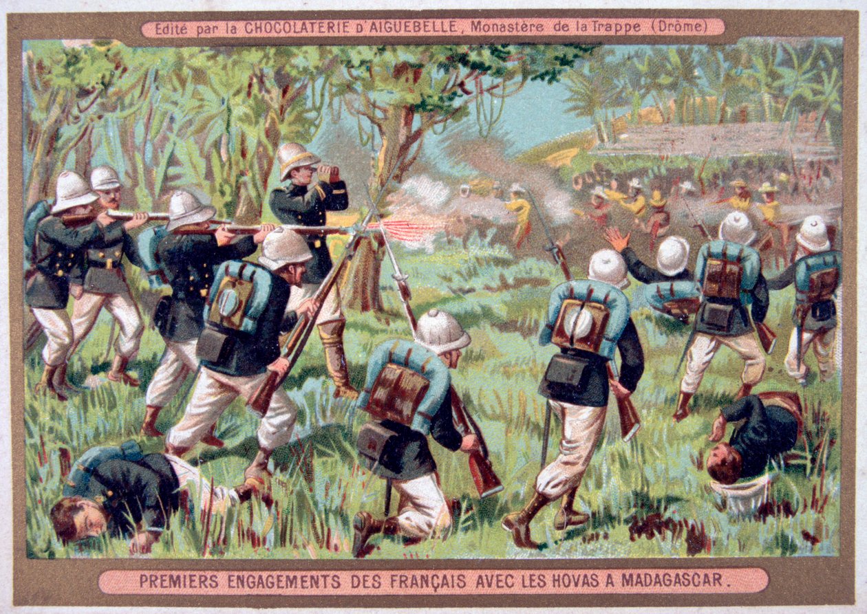 Et forlovelse mot Hovas fra Madagaskar, 1883-1896 av Unbekannt
