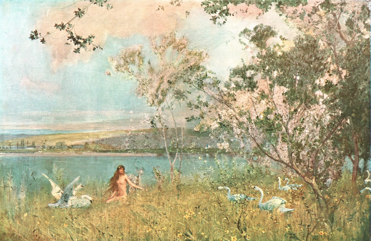 En vårens idyll, 1897, c1902. av Unbekannt