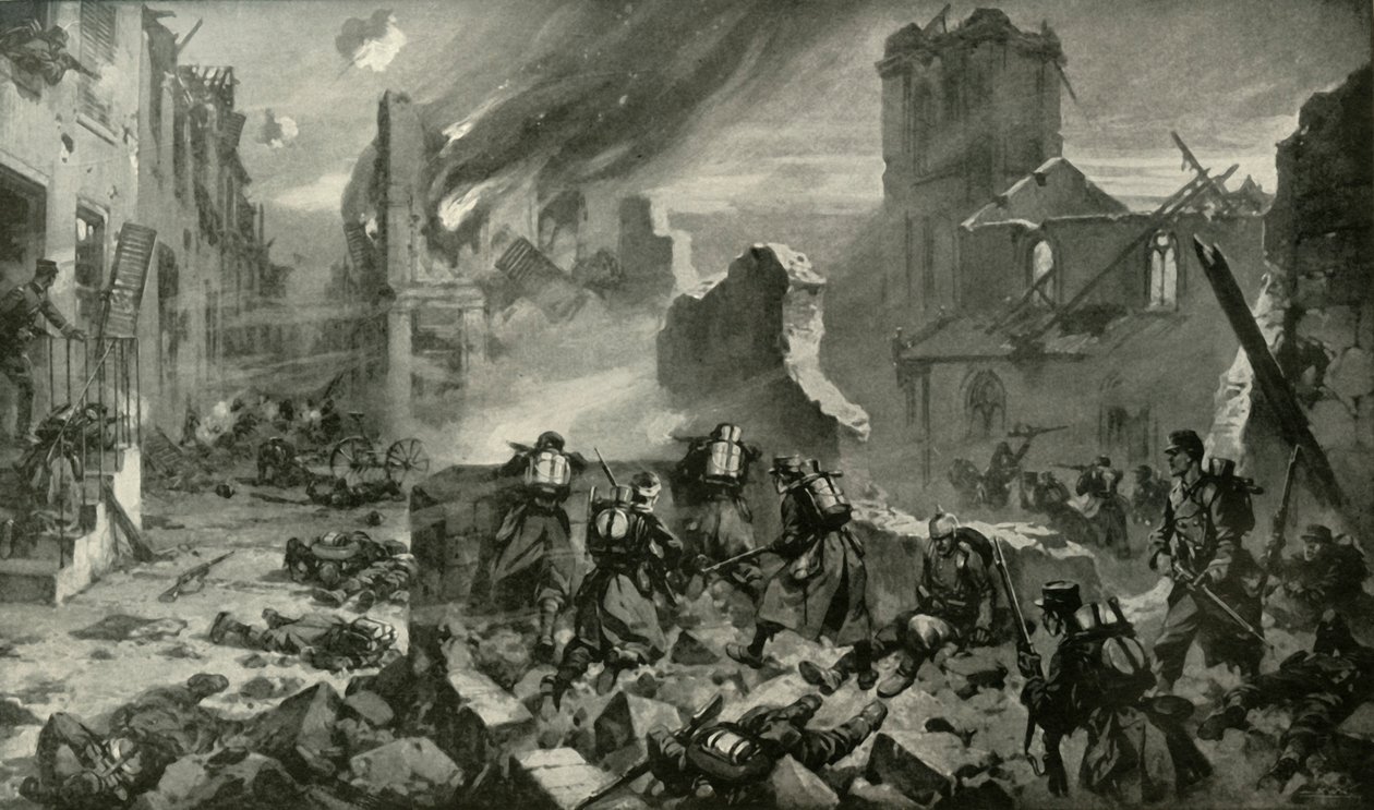 En hendelse i slagene ved Meuse, 1919. av Unbekannt