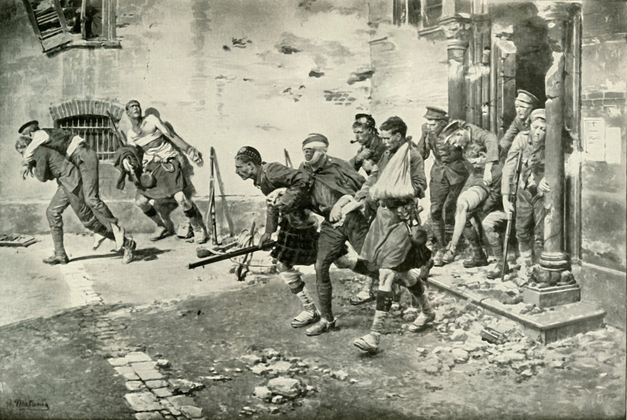 An Incident in the Retreat from Mons, 1919. av Unbekannt