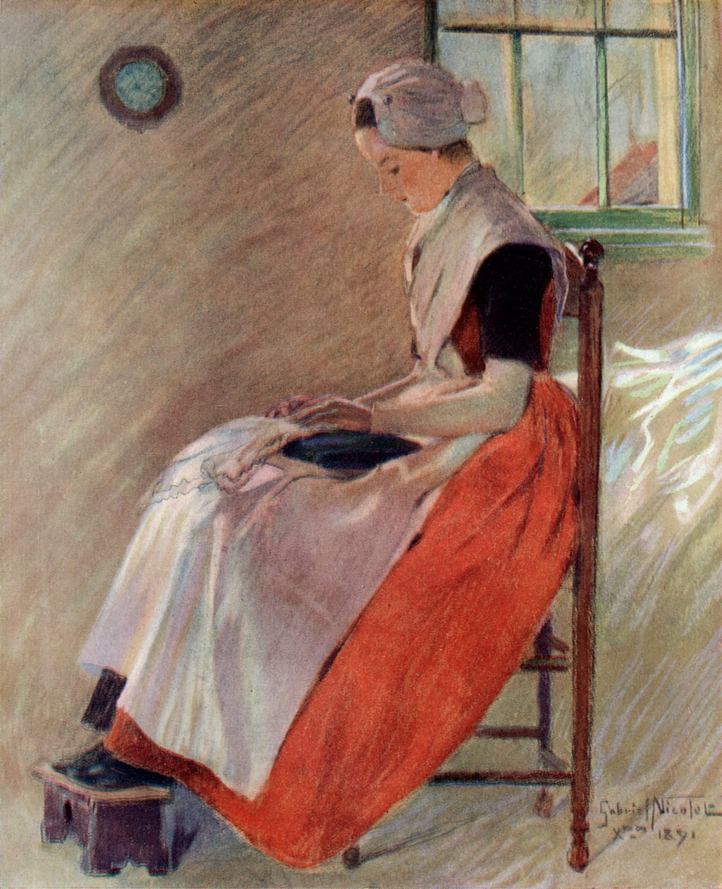 En foreldreløs fra Amsterdam, 1901 av Unbekannt