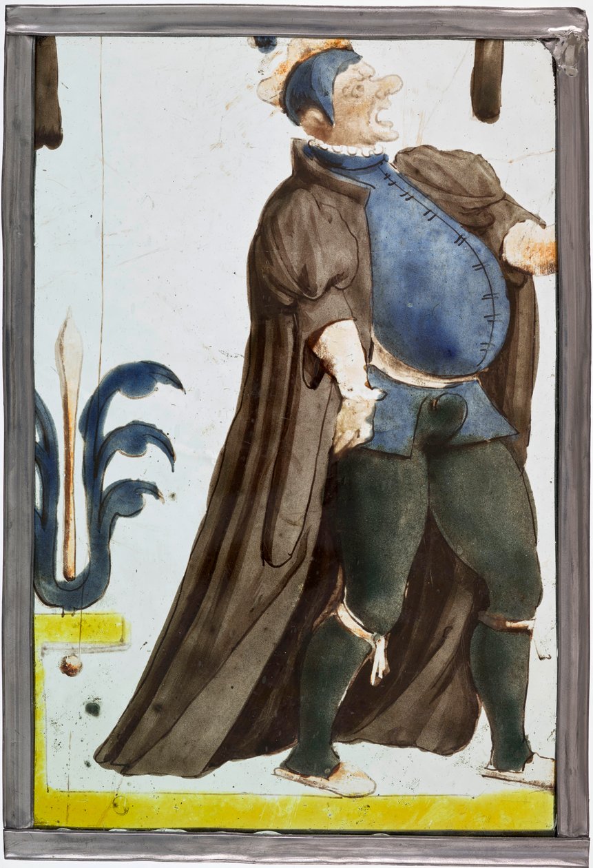 En skuespiller som erklærer, ca. 1600. av Unbekannt