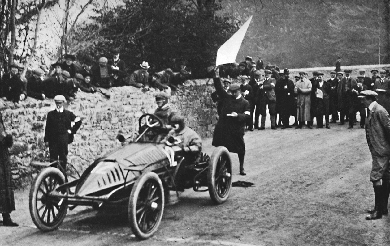 En tidlig Wolseley på Isle of Man 1904, 1904, 1937 av Unbekannt