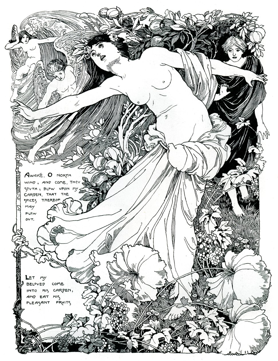En illustrasjon for The Song of Salomon, 1899 av Unbekannt