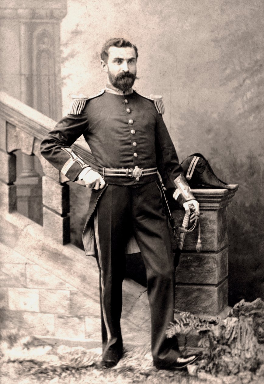 En offiser i full uniform, tidlig på 1900-tallet av Unbekannt