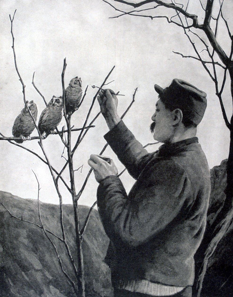 En original grøftedekorasjon, Frankrike, første verdenskrig, 1915 av Unbekannt