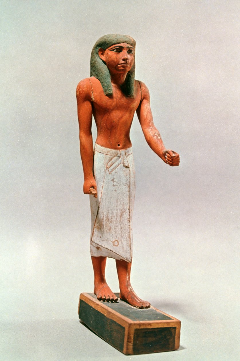 Gammel egyptisk figur av en kjøpmann av Unbekannt