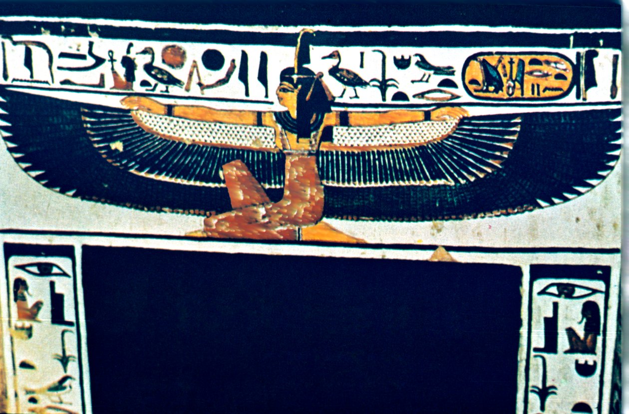 Gamle egyptiske hieroglyfer, Theben, Egypt av Unbekannt