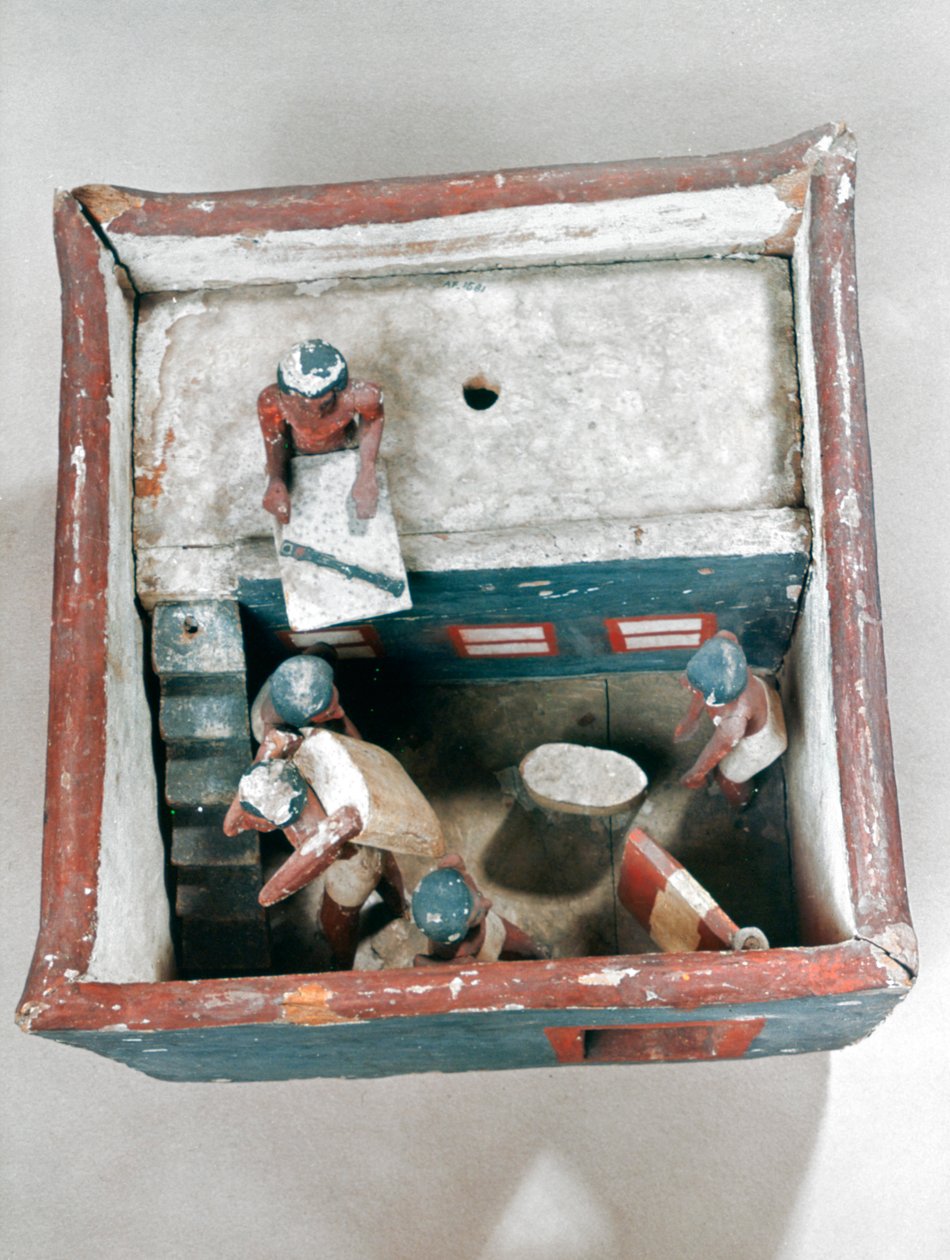 Gammel egyptisk gravmodell, 22.-19. århundre f.Kr av Unbekannt