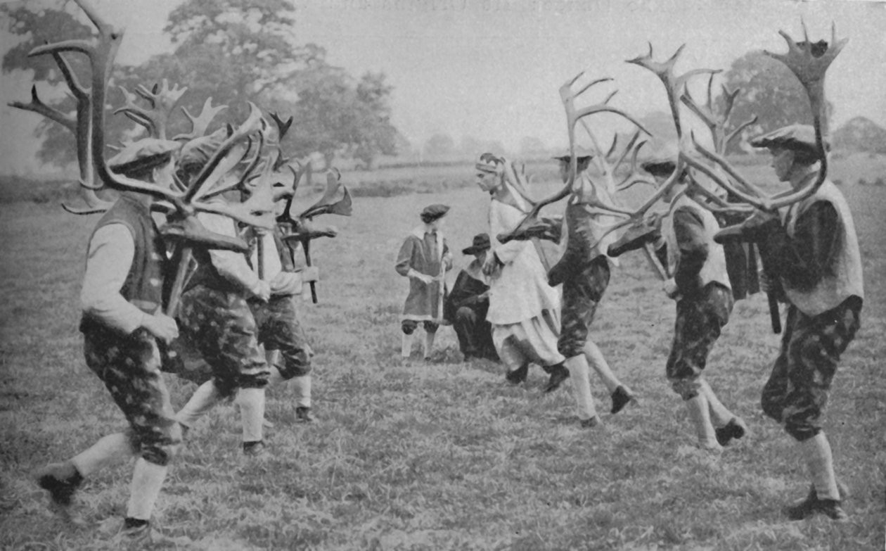 Ancient Forms of the Dance fortsatt opprettholdt i England - The Horn Dance, c1935 av Unbekannt
