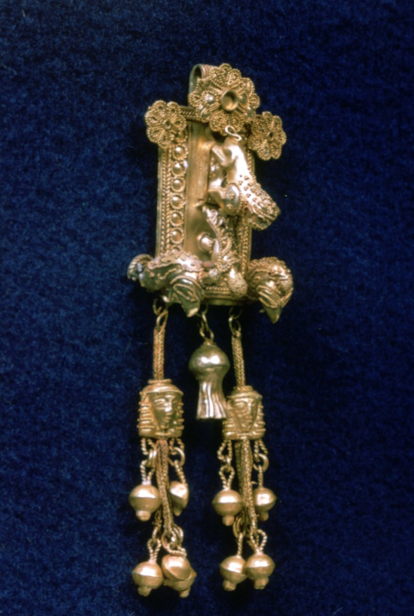 Antikkens gresk tempelanheng, c630-620 f.Kr av Unbekannt