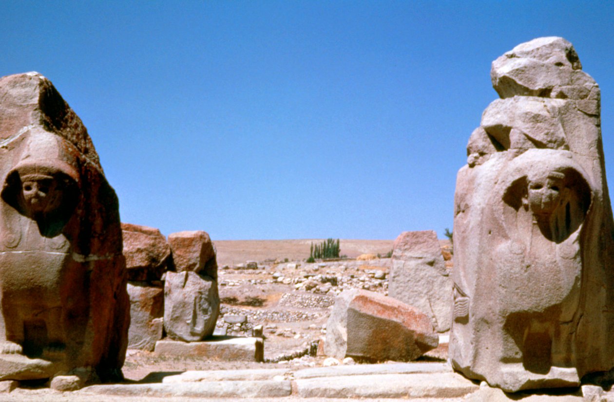 Gammelt sted nær Alaca Huyuk, Egypt, ca 1350 f.Kr av Unbekannt
