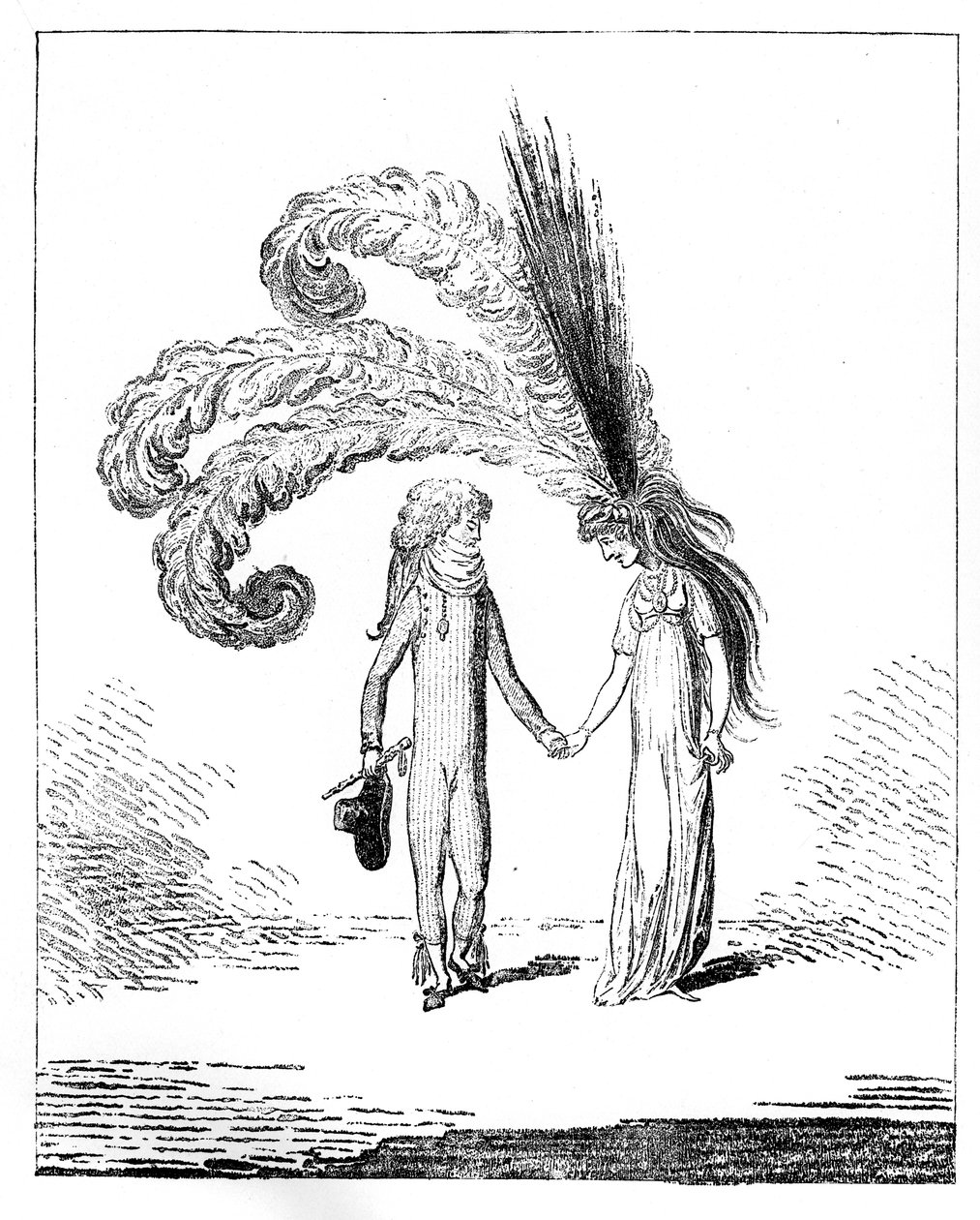 Og fange de levende manerene når de stiger, 1794 av Unbekannt