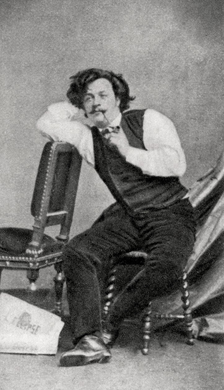 Andre Gill, fransk karikaturtegner, 1868 av Unbekannt