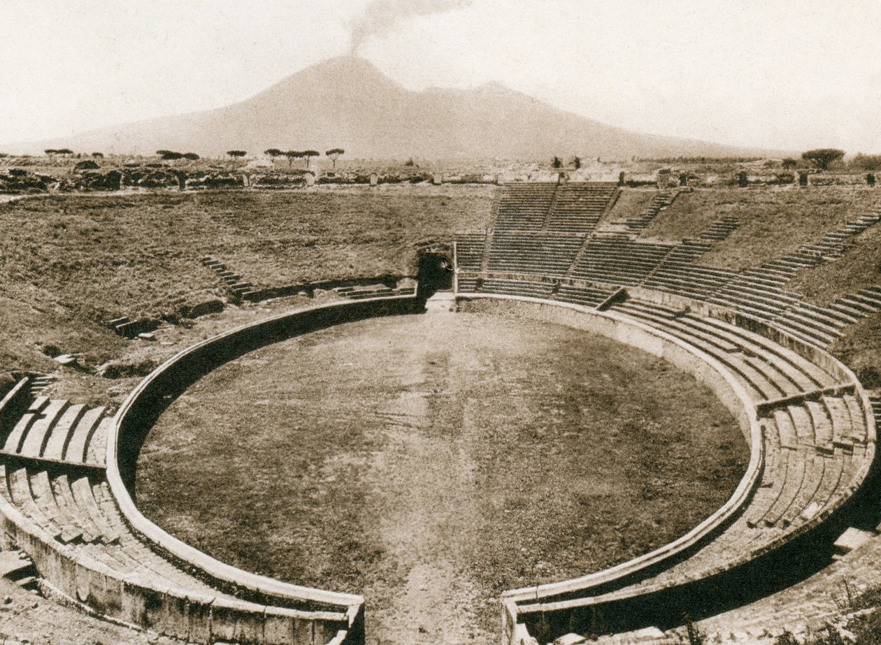 Anfiteatro, Pompeii, Italia, ca 1900-tallet av Unbekannt