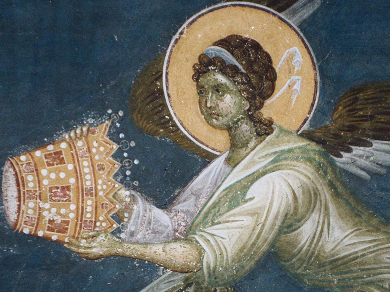 Engel med kronen, 1321-1322 av Unbekannt