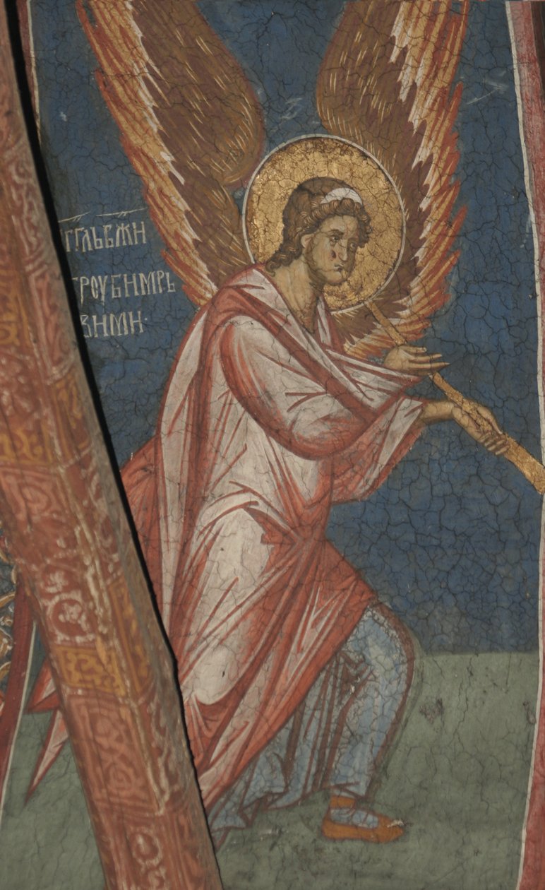 Engel med trompet, ca 1350 av Unbekannt