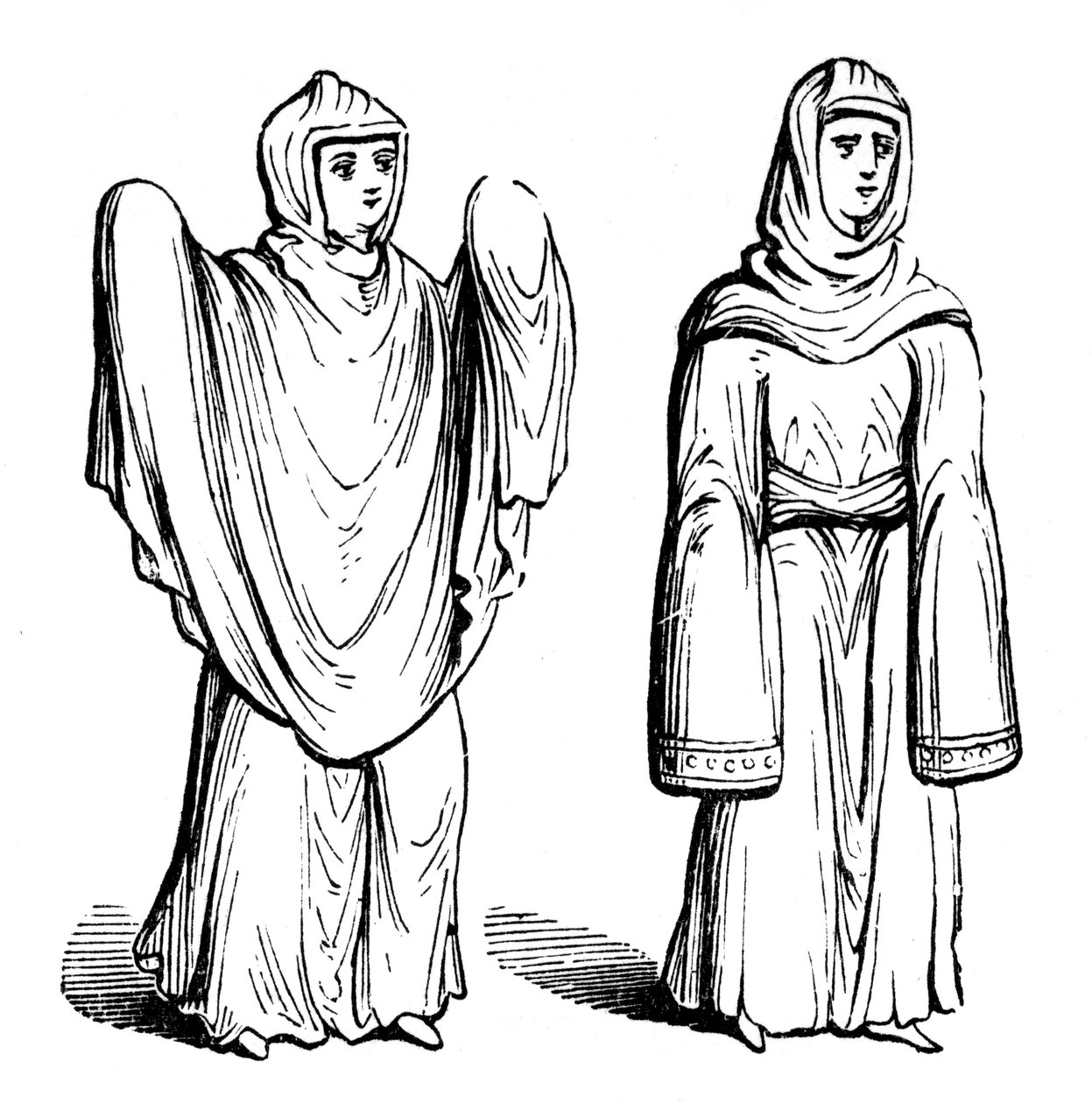 Angelsaksiske reisekapper, 1910 av Unbekannt