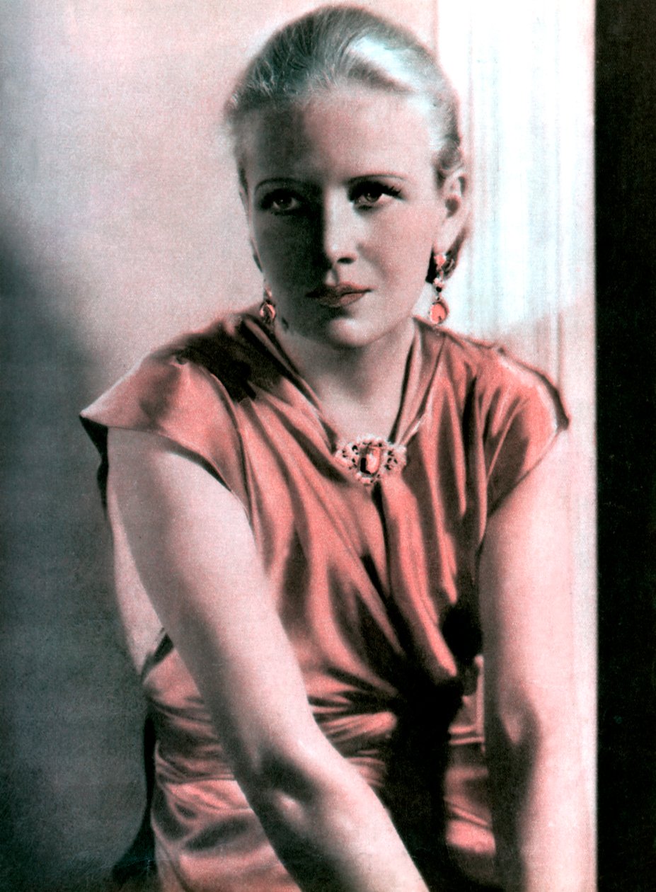 Ann Harding , amerikansk skuespillerinne, 1934-1935 av Unbekannt