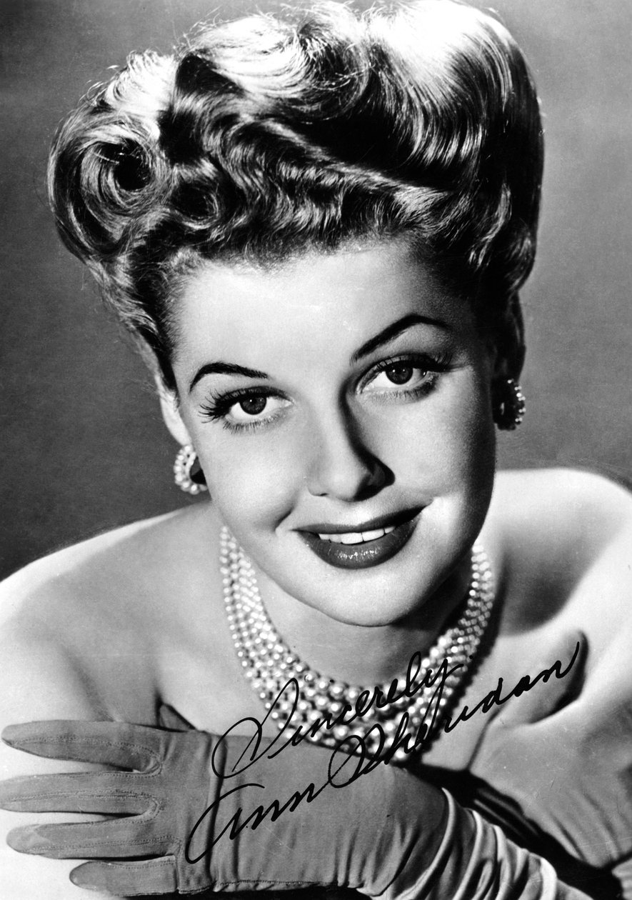 Ann Sheridan 1915-1967, amerikansk skuespillerinne, c1930-c1940s av Unbekannt