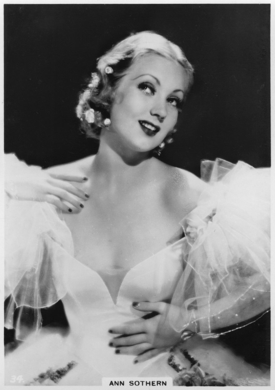 Ann Sothern , amerikansk film- og TV-skuespillerinne, c1938 av Unbekannt