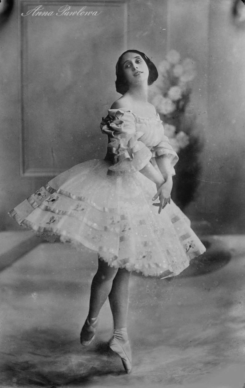 Anna Pavlova, russisk ballerina, 1910-tallet av Unbekannt